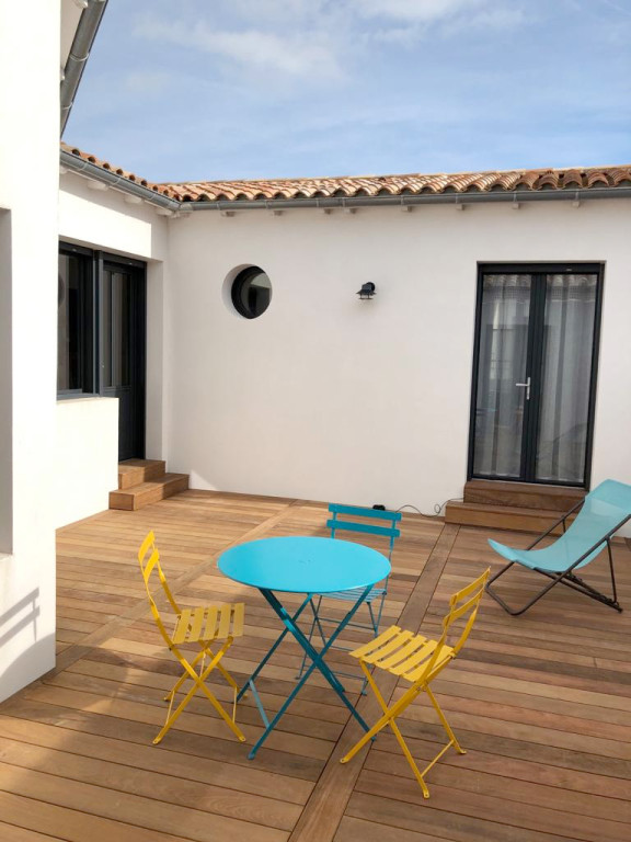 Terrasse en ipé sur dalle béton